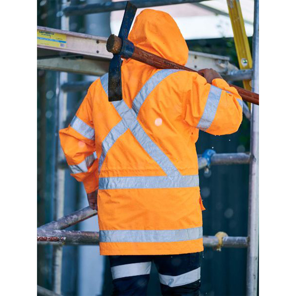 Hi Vis X Taped 4 in 1 Rain Jacket