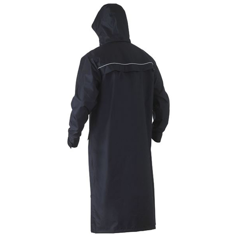 Bisley Waterproof Hooded Long Rain Coat