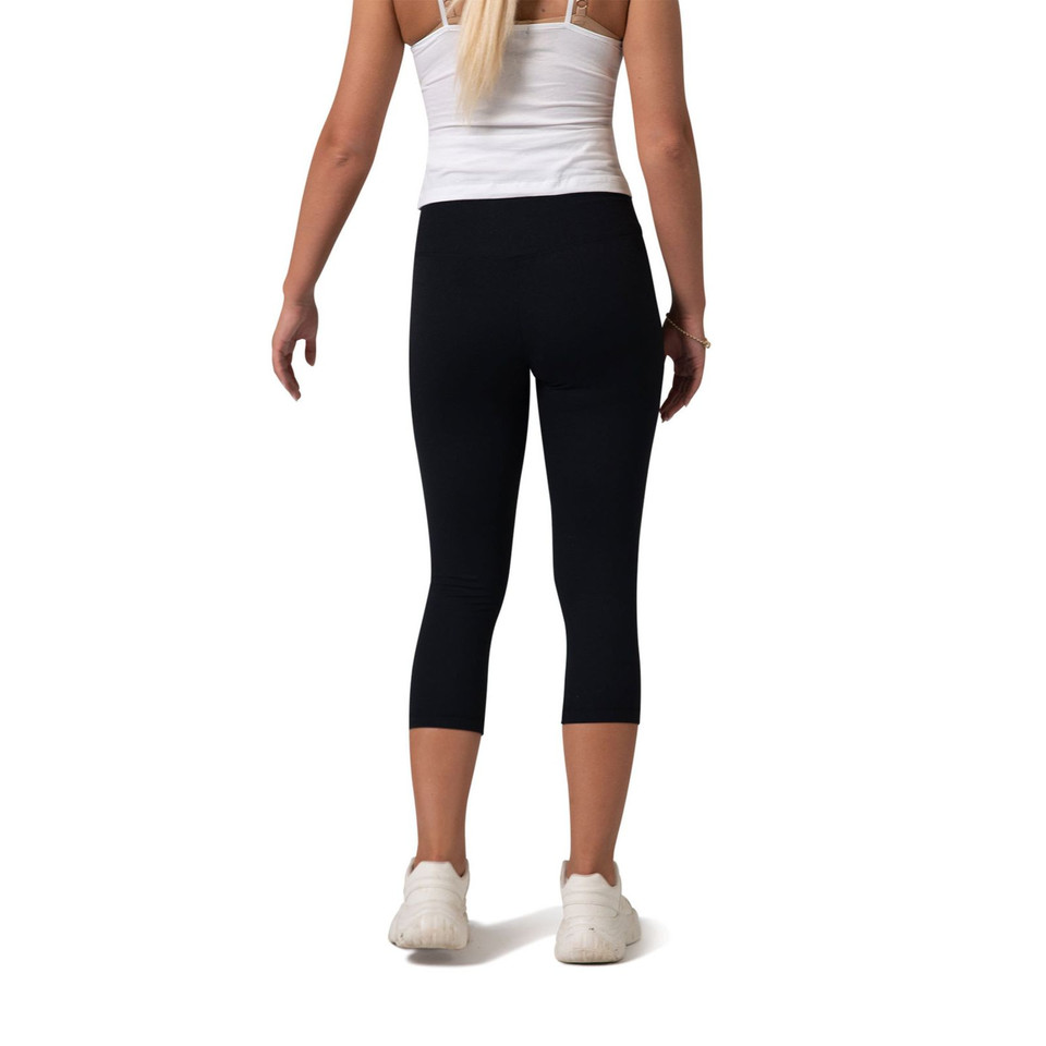 Ladies High Rise 3/4 Length Leggings