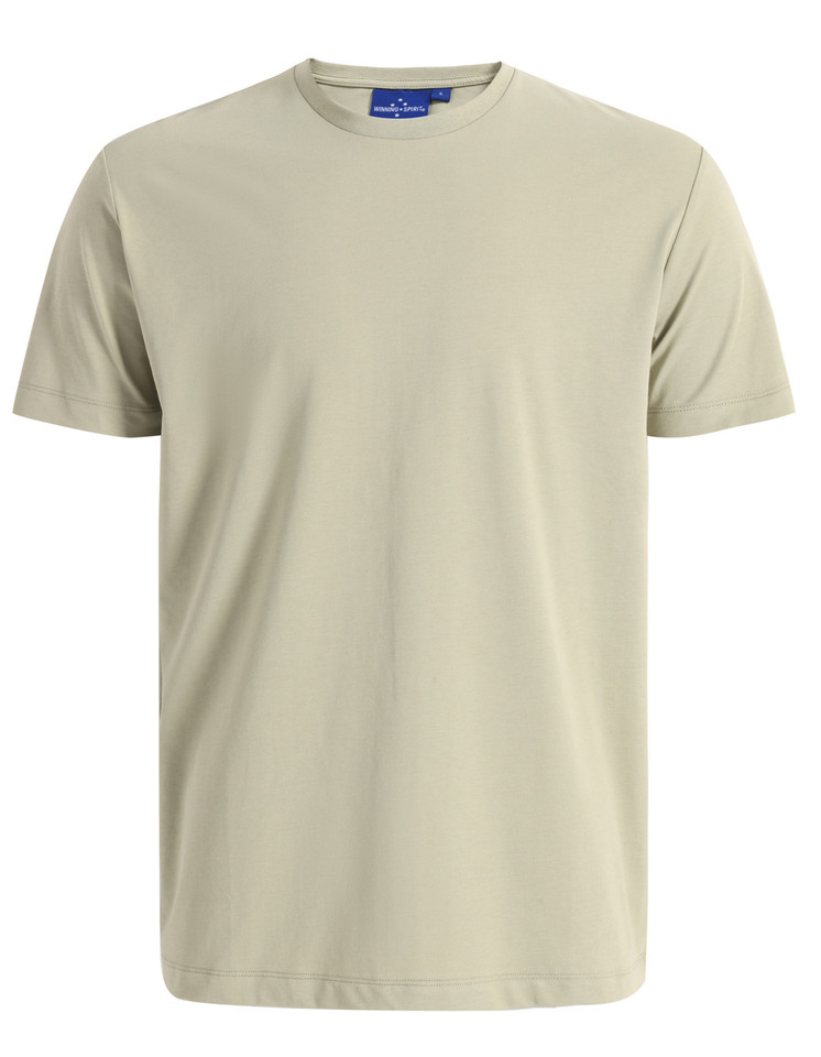 Mens Premium Cotton Face Tee - Pistachio