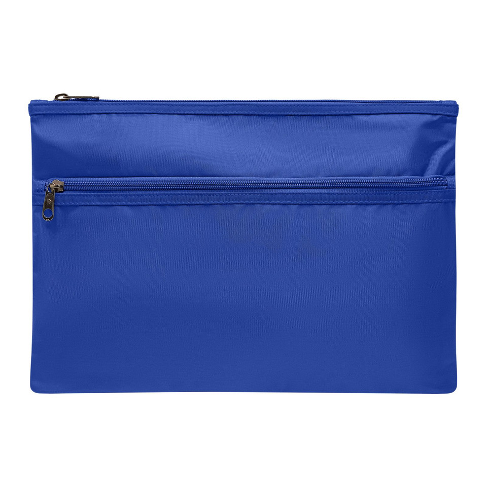 Twin Zip Pencil Case - Royal
