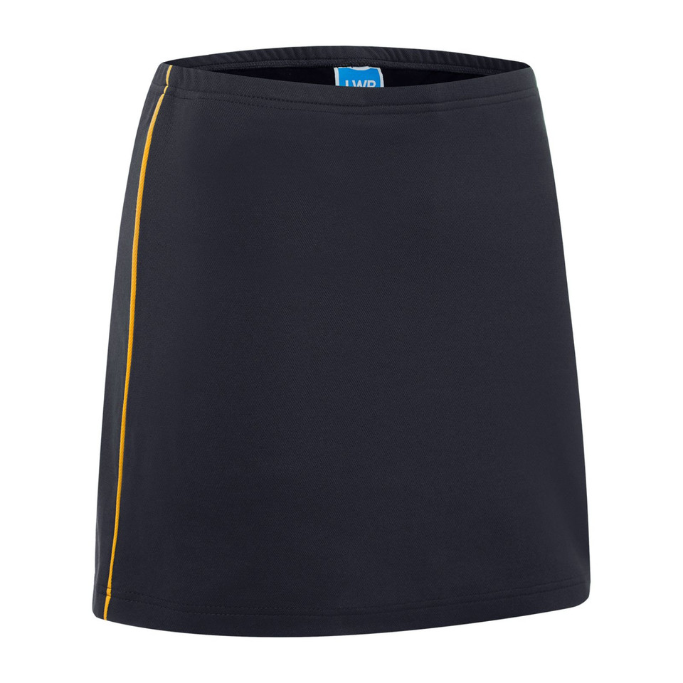 Kids Sport Skort Contrast Piping_Dark Navy-Gold