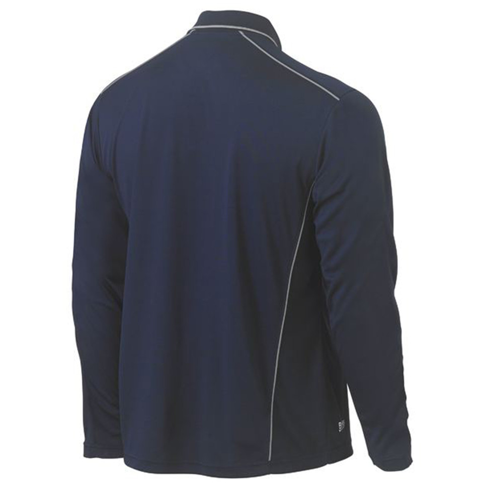 Bisley Cool Mesh Polo with Reflective Piping