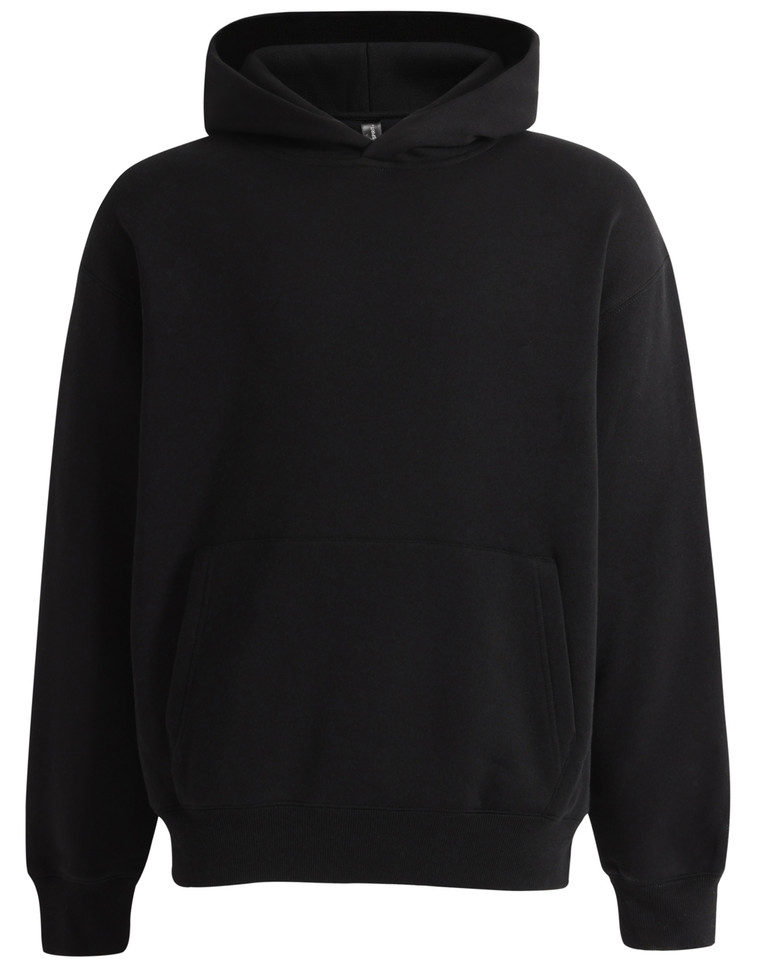Unisex Oversized Fleece Hoodie - Black