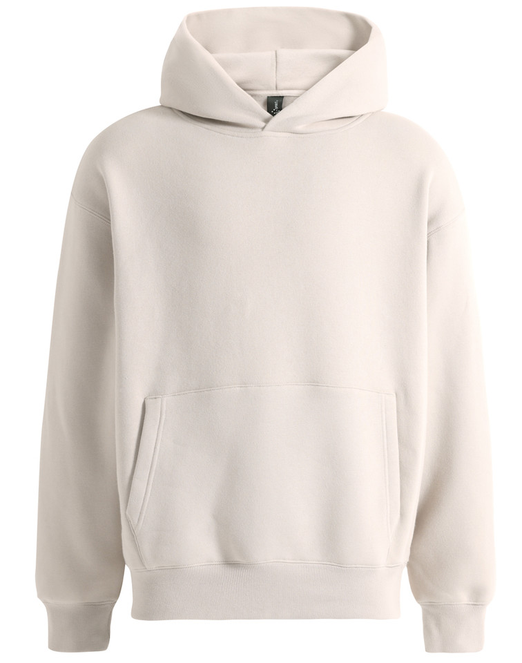 Unisex Oversized Fleece Hoodie - Bone