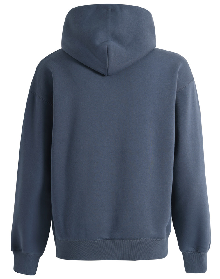 Unisex Oversized Fleece Hoodie - Slate Blue - angle_9