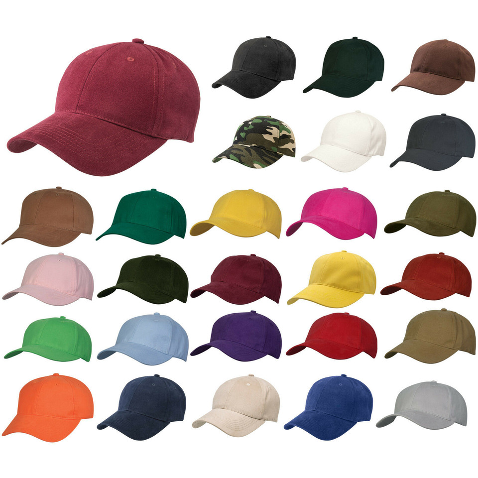 Adults Premium 100% Cotton Cap | 6 Panel Design - 8000