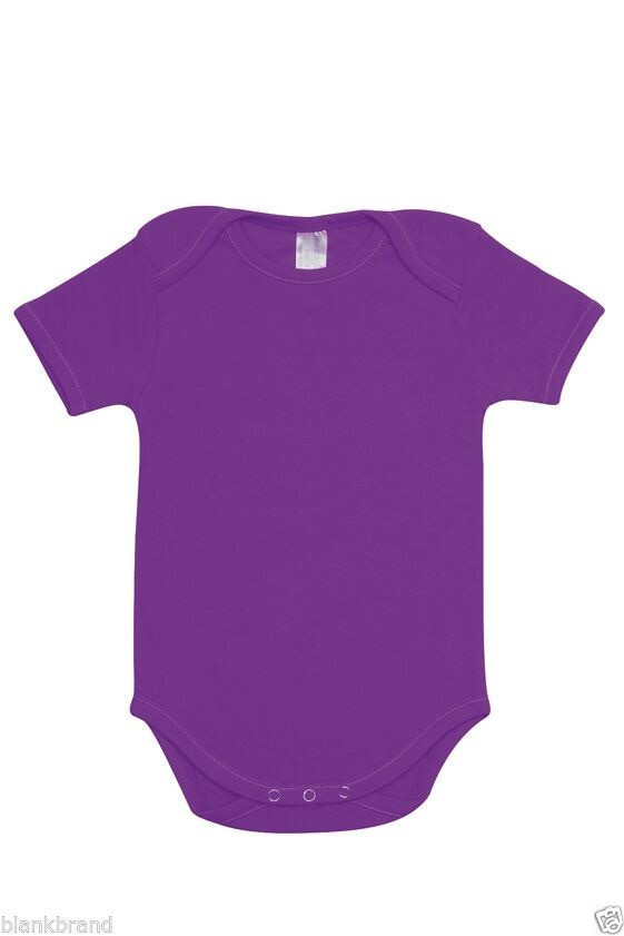 Baby Romper Organic Cotton Bodysuit - B101BL - Fuchsia