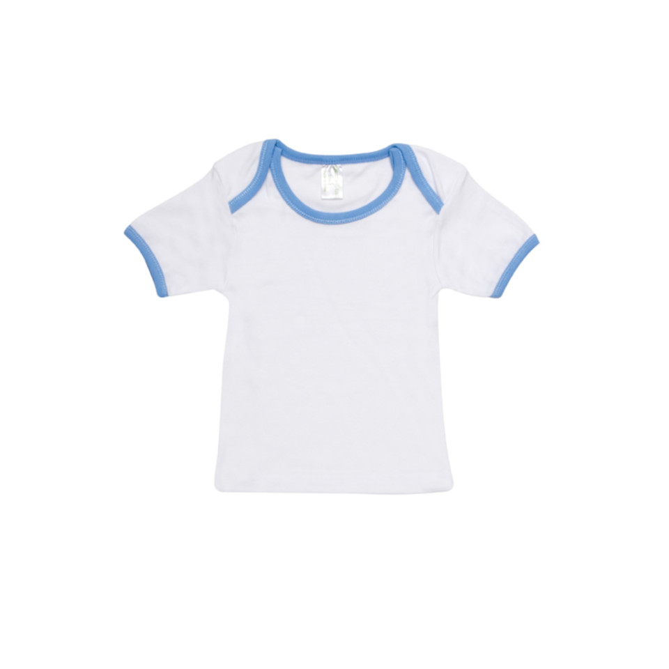 Children Retro Style Organic Cotton T-Shirt - B102BS - White.Sky