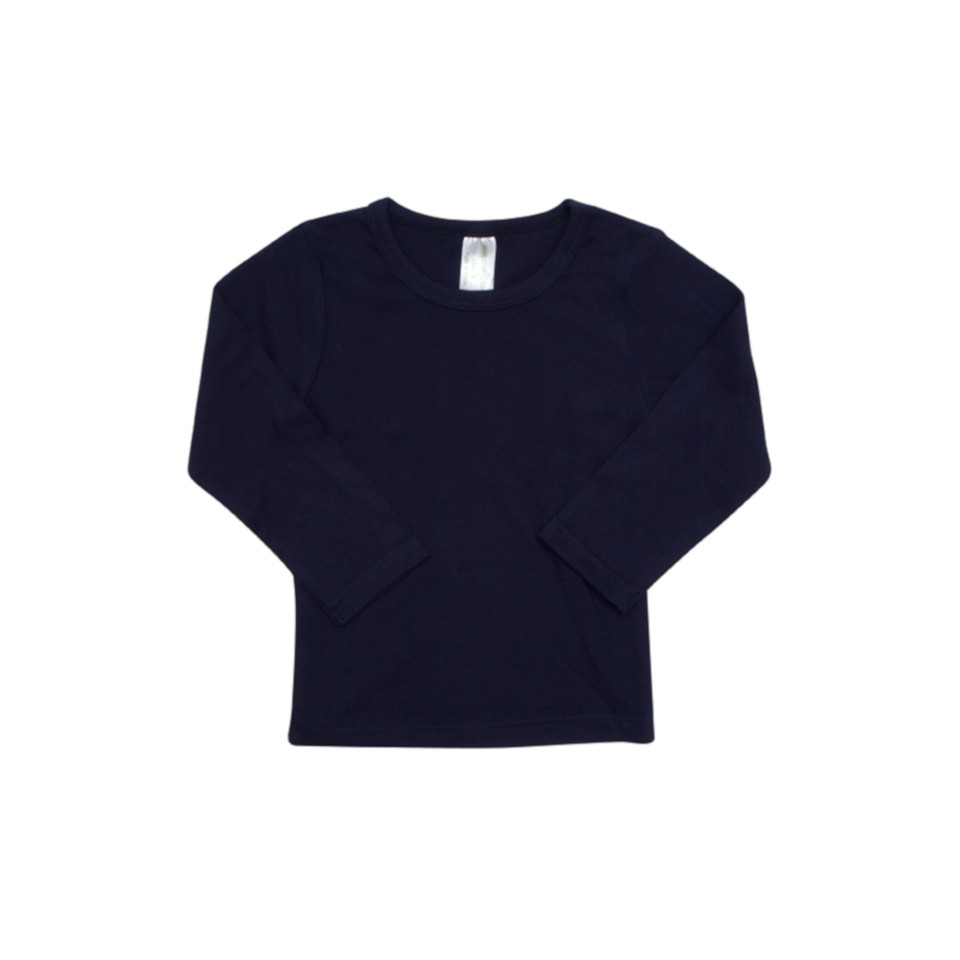 Toddler Baby Long Sleeve T-Shirt - B104LS - Navy