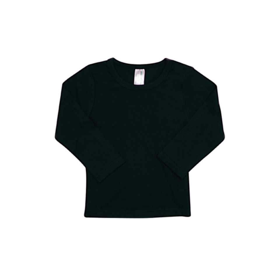 Toddler Baby Long Sleeve T-Shirt - B104LS - Black