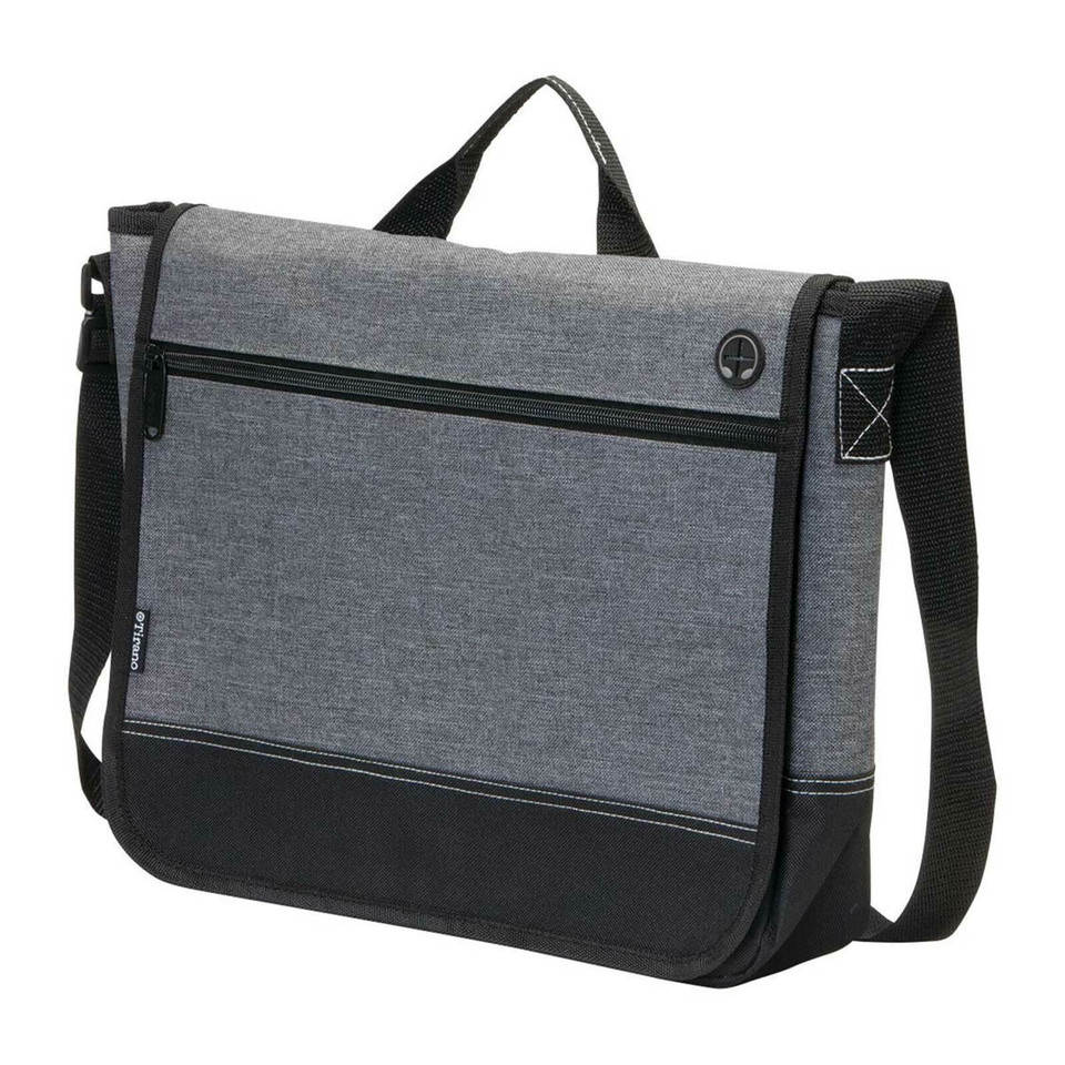 Tirano Canvas-Like Laptop Satchel - TR1430 | Ash Grey