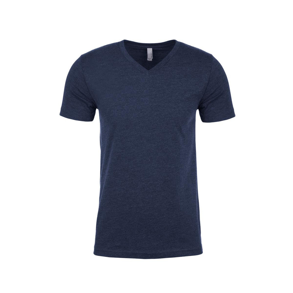 Next Level Apparel Mens CVC V-Neck T-Shirt - NL6240 | Mid Navy