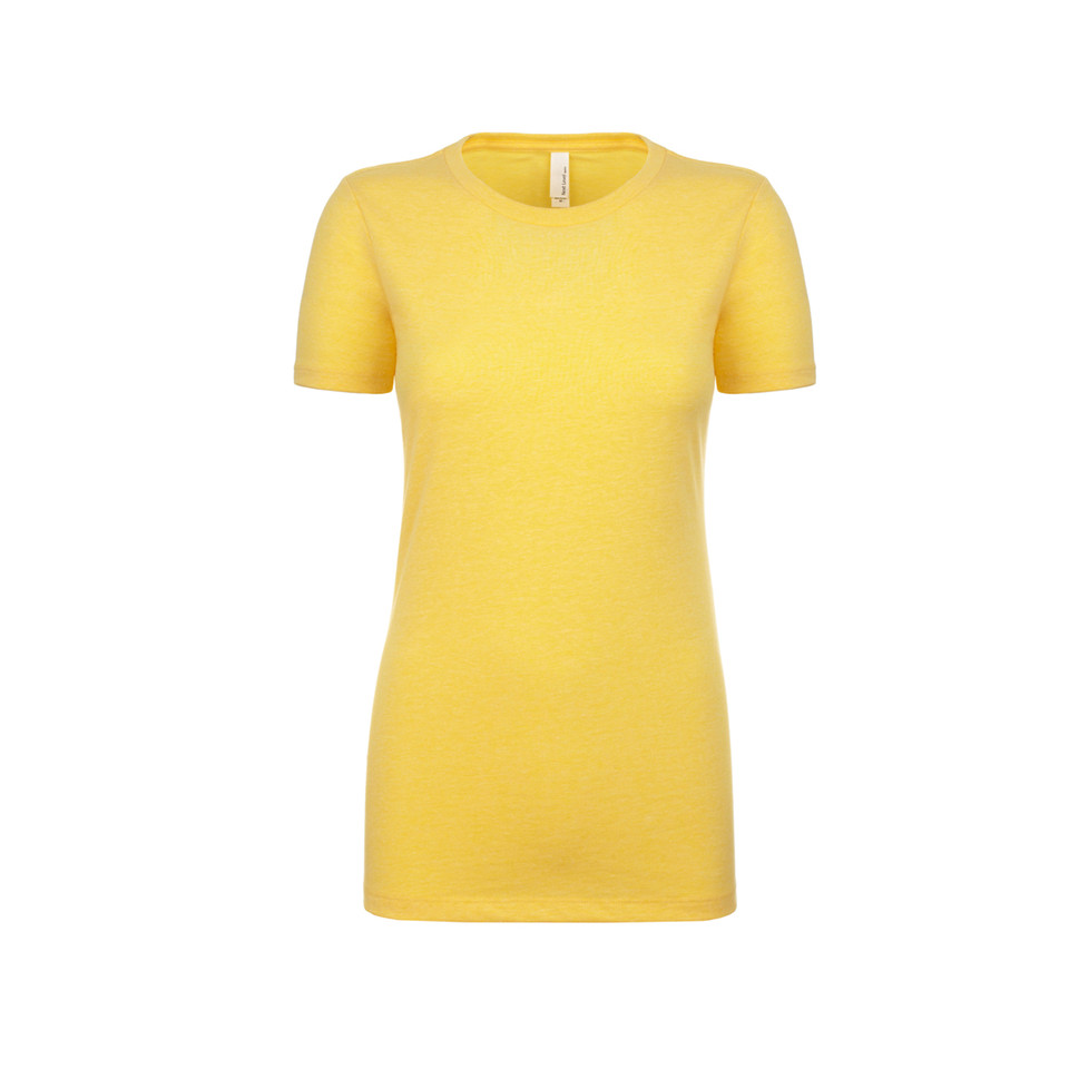 Next Level Ladies CVC Crew T-Shirt - NL6610 | Banana Cream