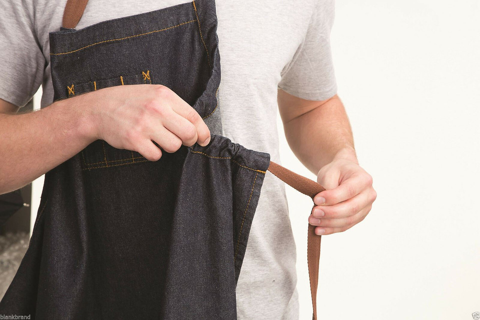 Adults Unisex Urban Denim Apron - AB036 