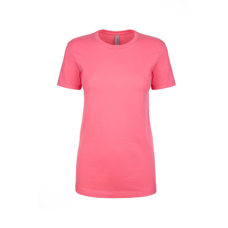 Next Level Ladies Boyfriend T-Shirt - NL3900 | Hot Pink