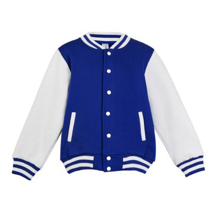 Kids Letterman Varsity Jacket - F160BB | Royal.White