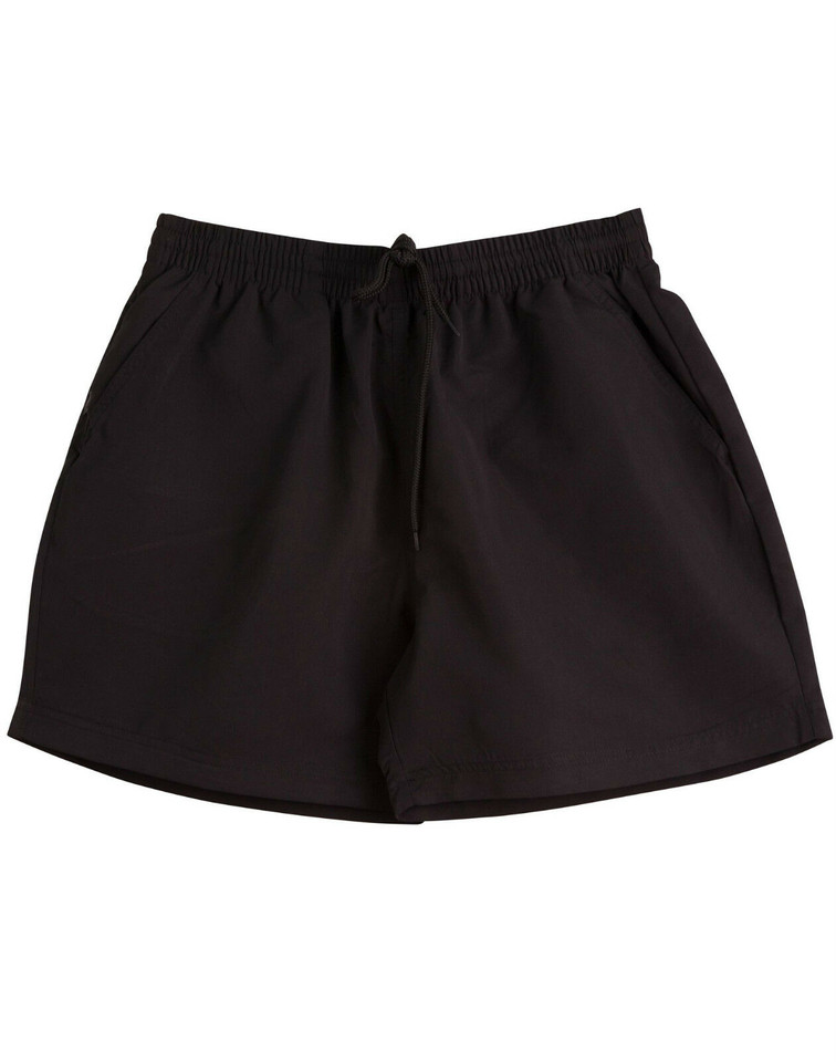 Mens Microfibre Sport Shorts - SS29 | Black