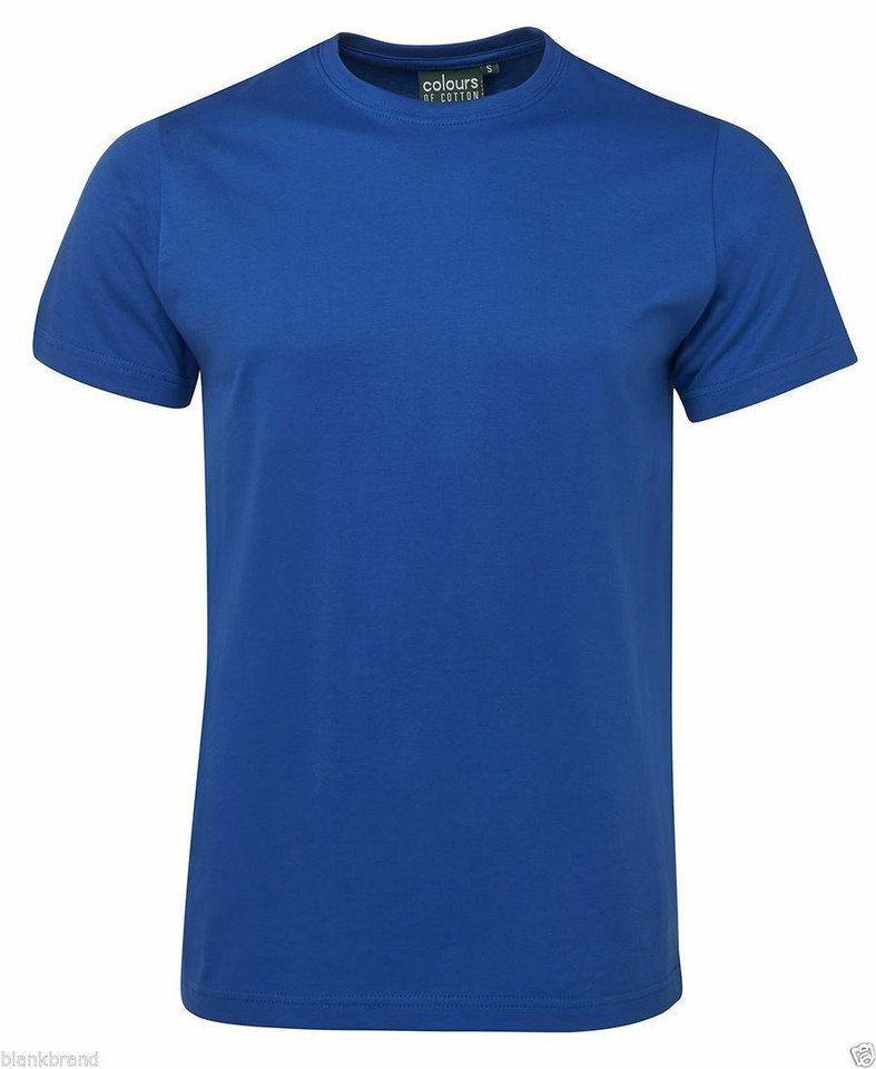 Adults Kids Plain Fitted T-shirt - S1NFT  | Royal