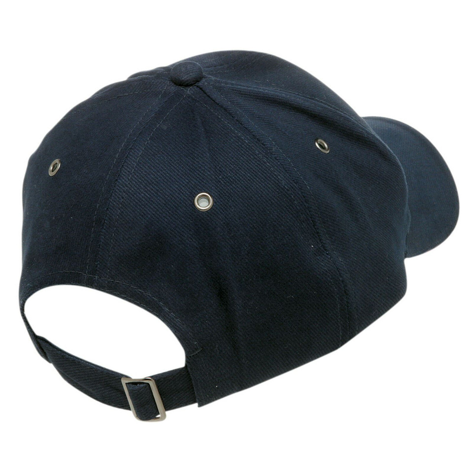 Adults Unisex Brushed Cotton Sandwich Peak Cap - 4289 - Back