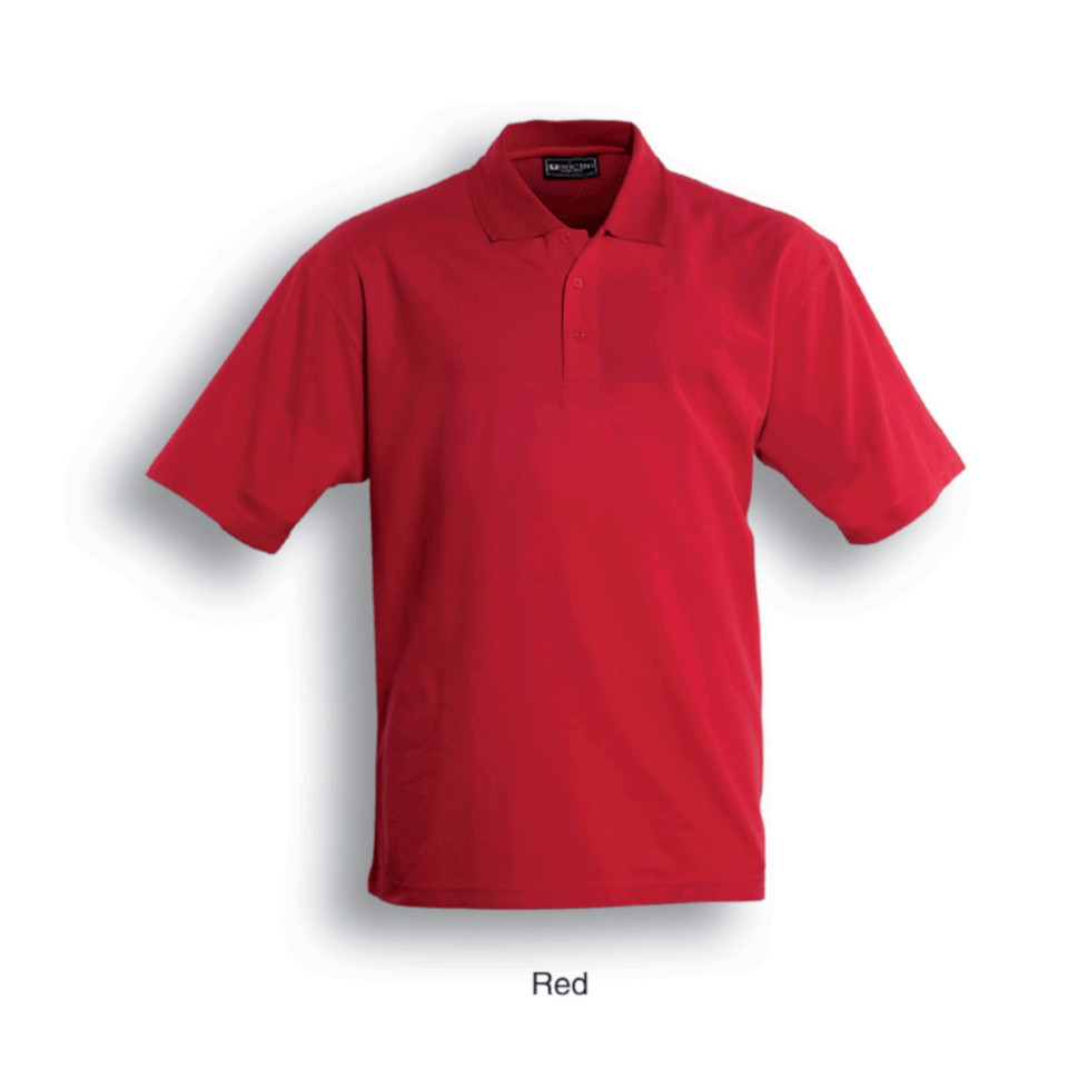 Adults Unisex Poly Cotton Basic Polo - CP812 | Red