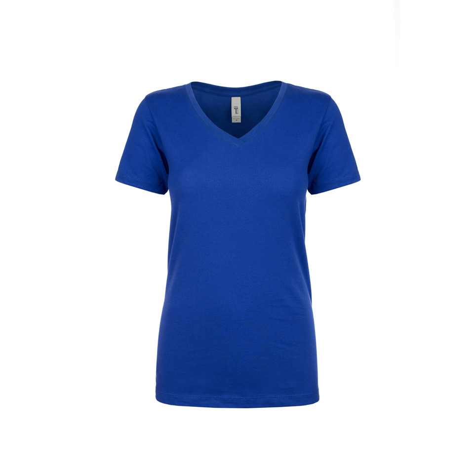 Next Level Womens Ideal V-Neck T-Shirt - NL1540 | Royal