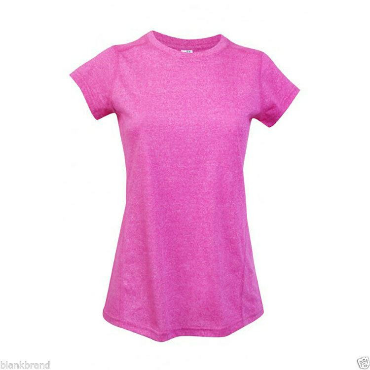 Ladies Athletic Heather T-Shirt - T449LD | Hot Pink Heather