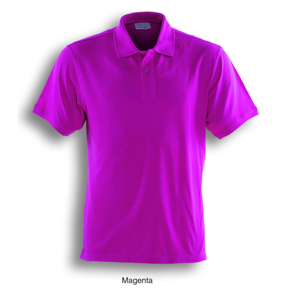 Mens Casual Semi-Fitted Polo Shirt - CP0901 | Magenta