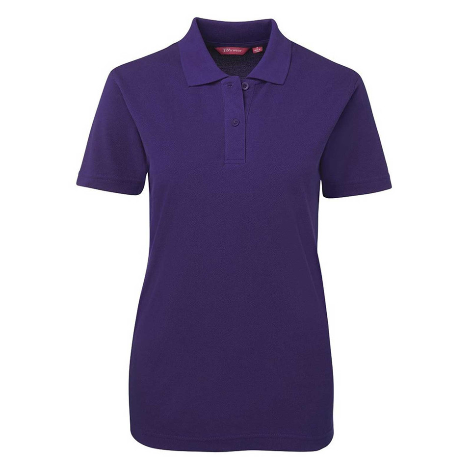 Womens Basic Short Sleeves Polo Shirts - 2LPS | Purple