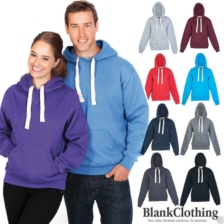 Junior/Ladies Heavy Fleece Hoodie with Kangaroo Front Pocket - FP88UN