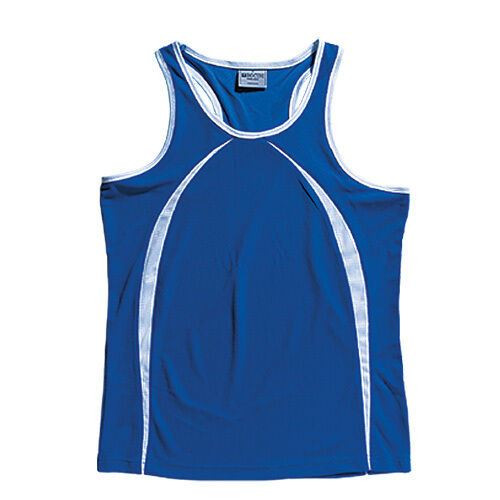 Mens Gym Breezeway Polyester Micromesh - CT0758 | Royal.White