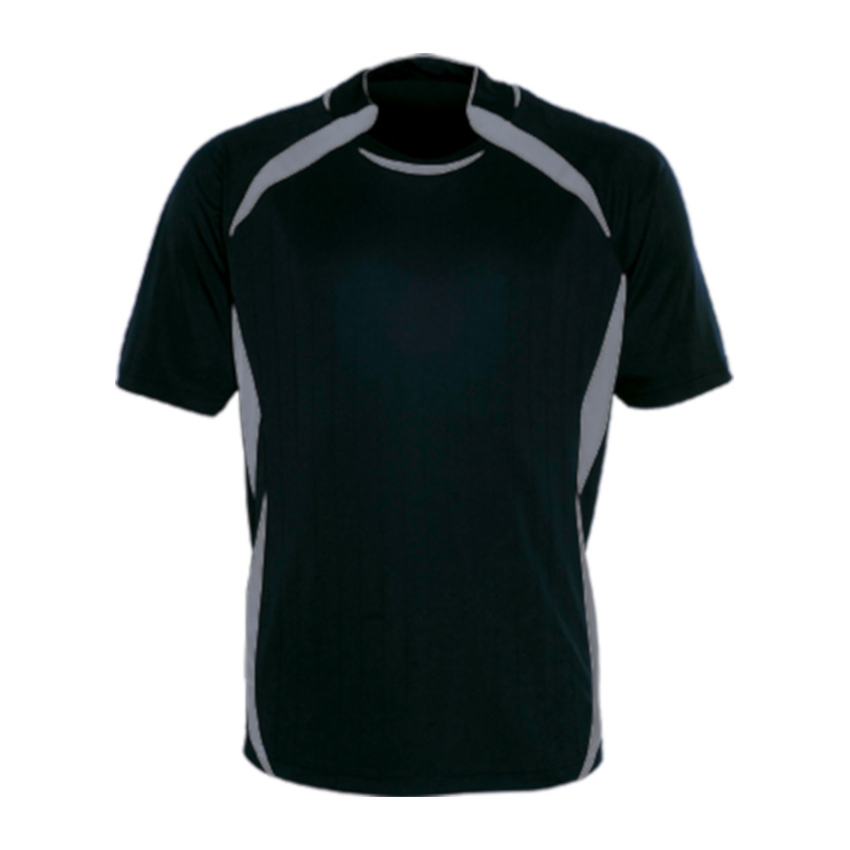 Adult Unisex Soccer Jersey Sports T-Shirt - CT0750 | Black.Grey