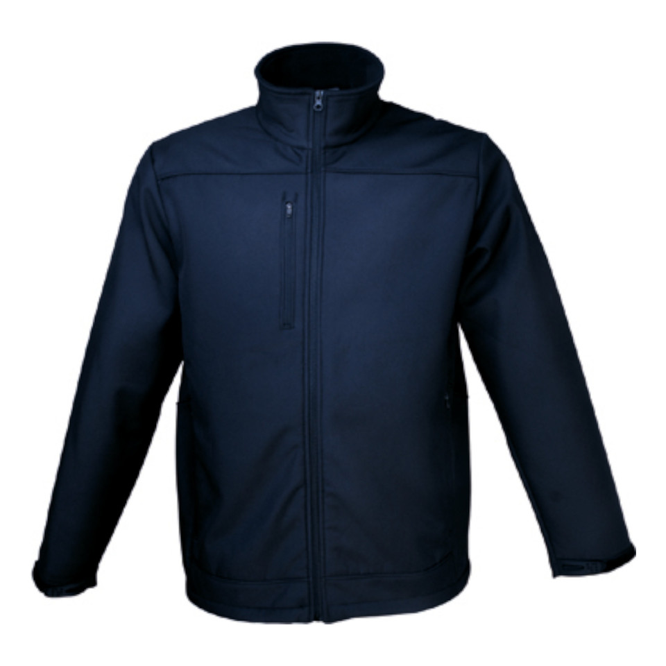 Mens Plain Softshell Jacket - CJ1301 | Navy