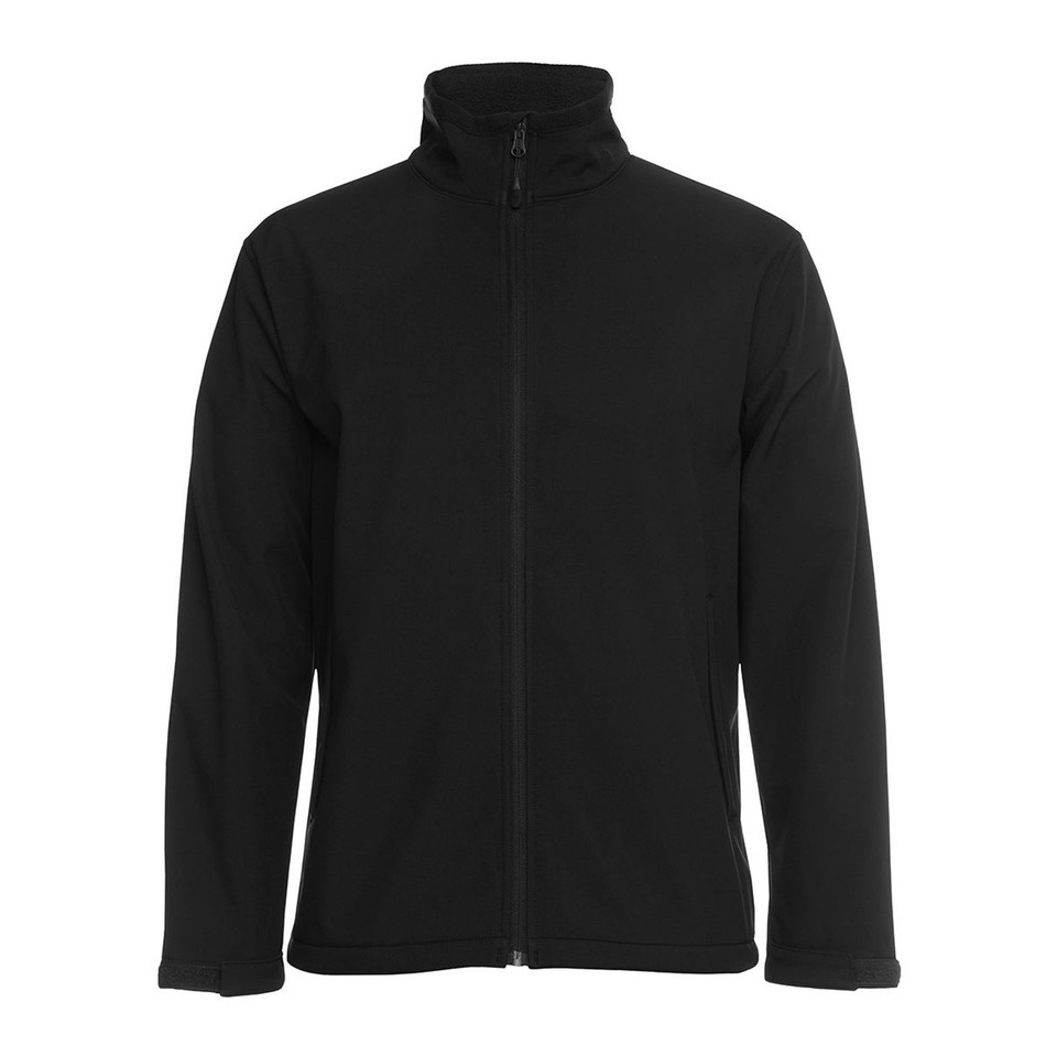 Podium Adults Slim FIt Water Resistant Softshell Jacket - 3WSJ | Black