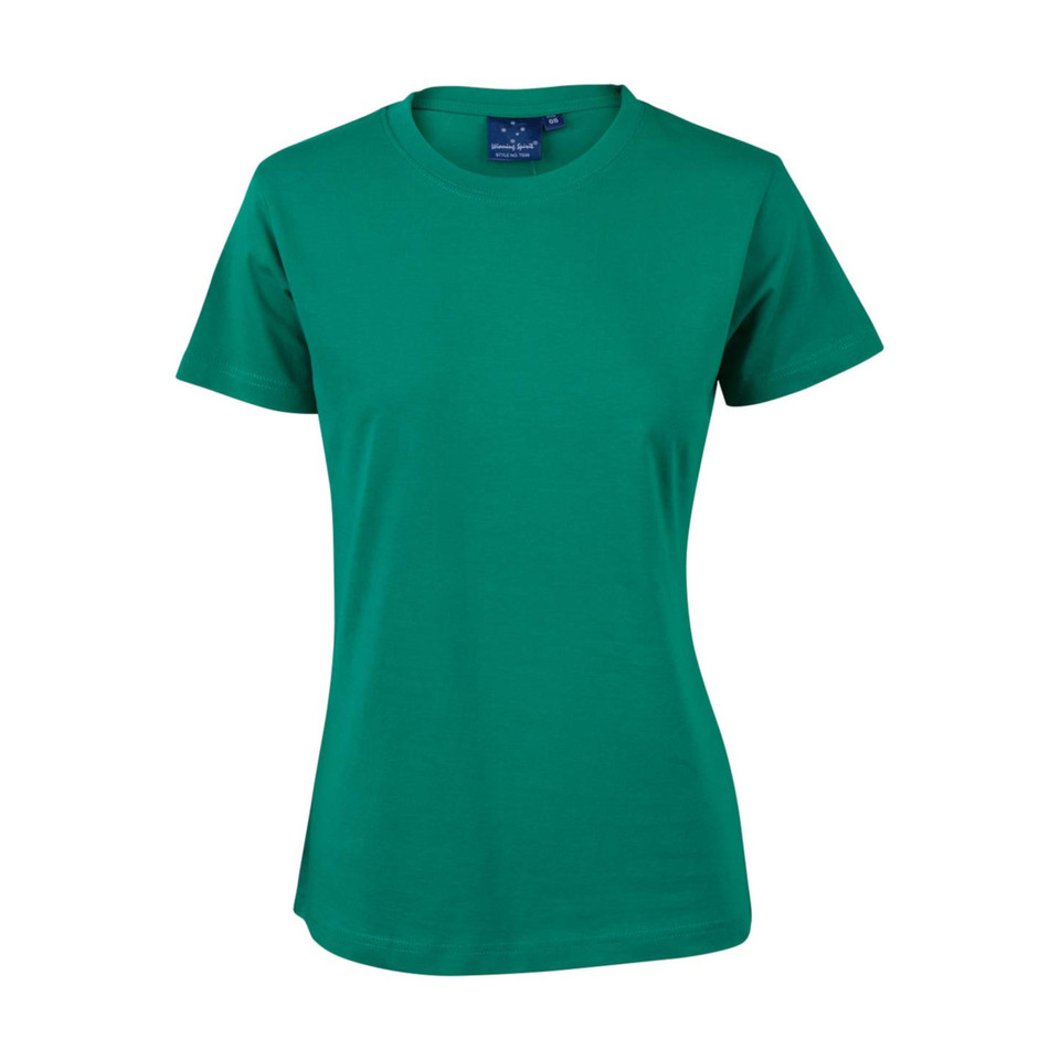 Ladies 100% Cotton Semi Fitted Tee - TS38 | Kelly Green