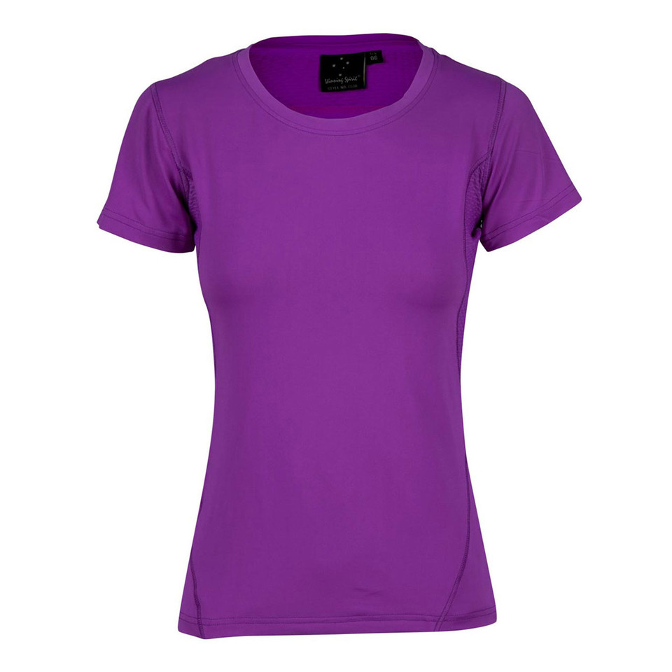 Ladies Sports Fluoro T-shirt - TS30 | Purple