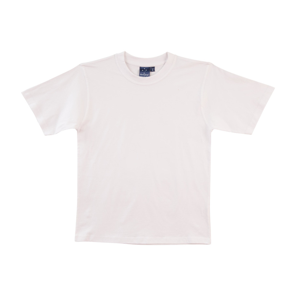 Adults Unisex Easy Fit Premium 100% Cotton Plain - TS01A | White