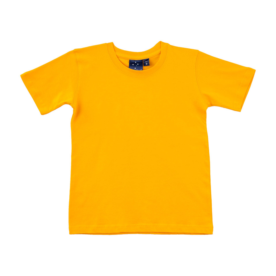 Adults Unisex Easy Fit Premium 100% Cotton Plain - TS01A | Gold