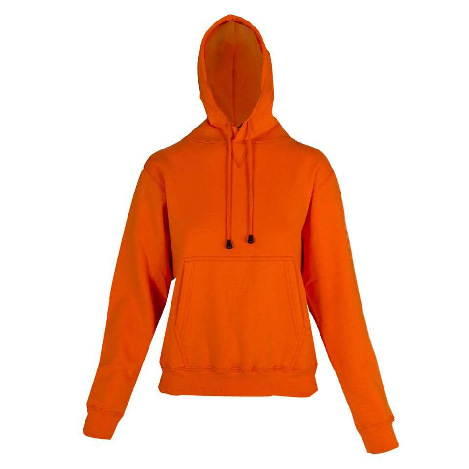 Ladies Kangaroo Style Fleecy Hoodies - TH22UN | Orange