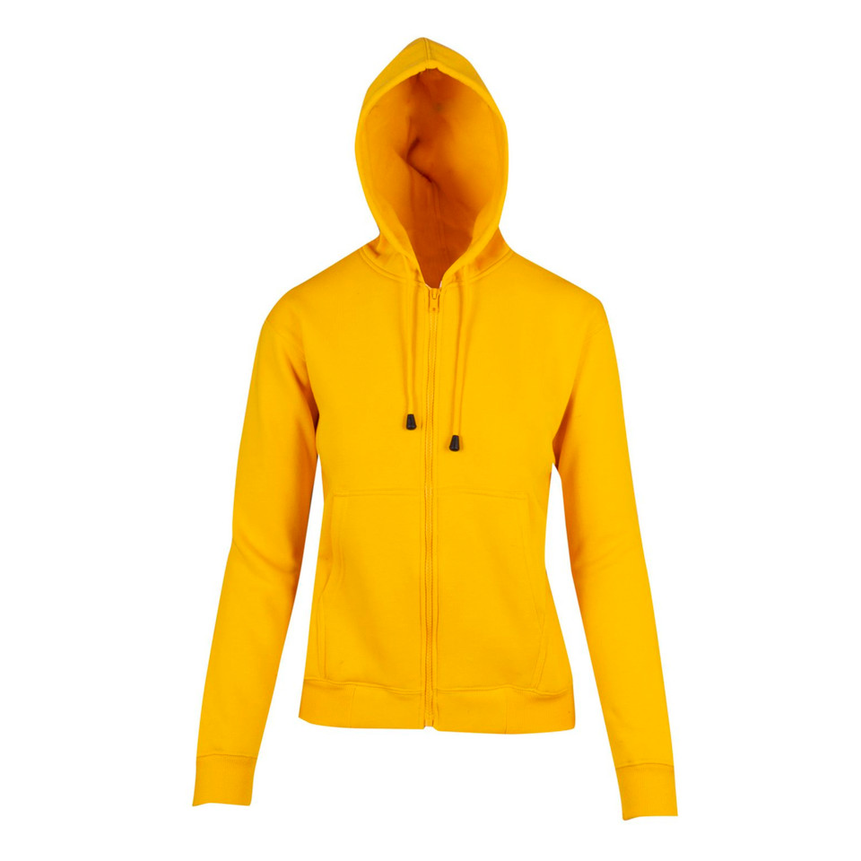 Ladies Youth Zipper Hoodies with Pockets - TZ66UN | Gold