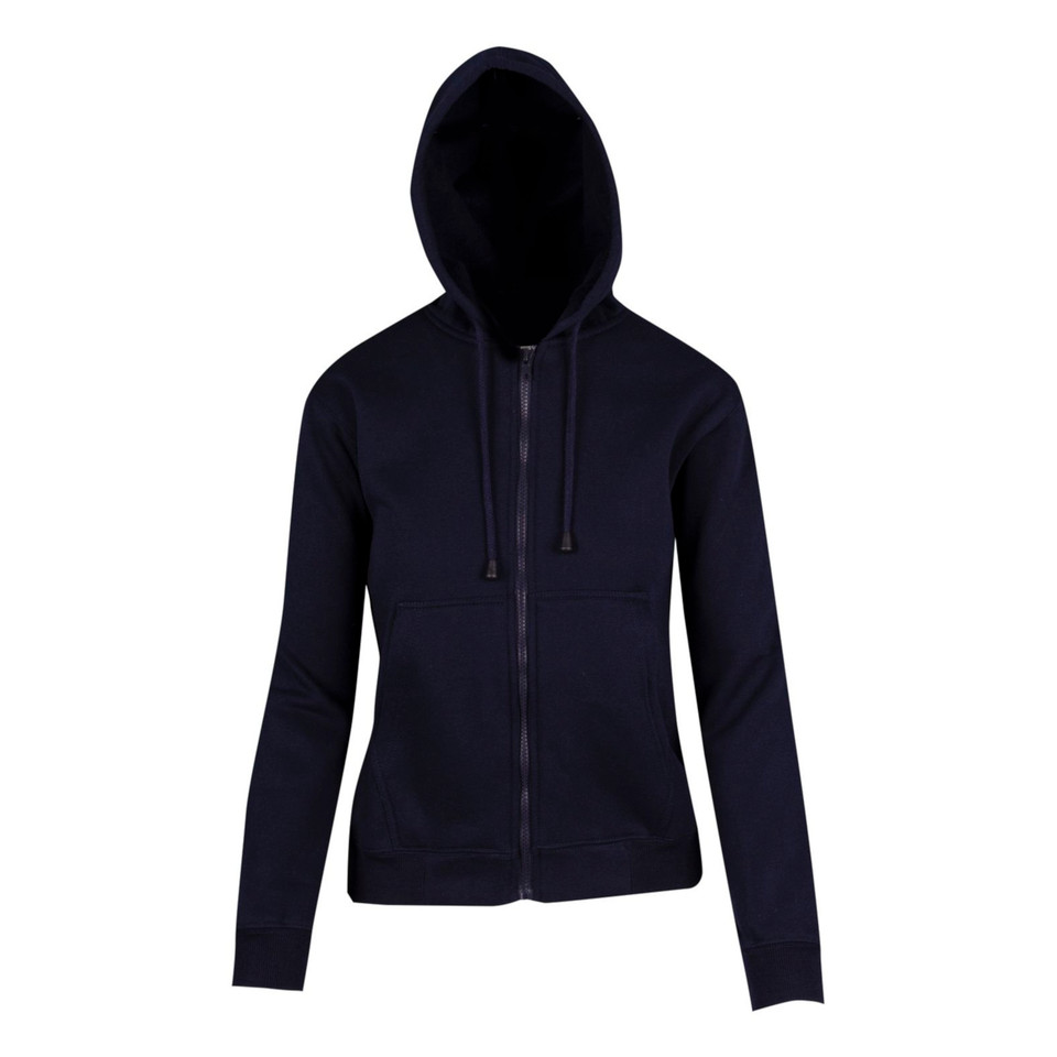 Ladies Youth Zipper Hoodies with Pockets - TZ66UN | Navy