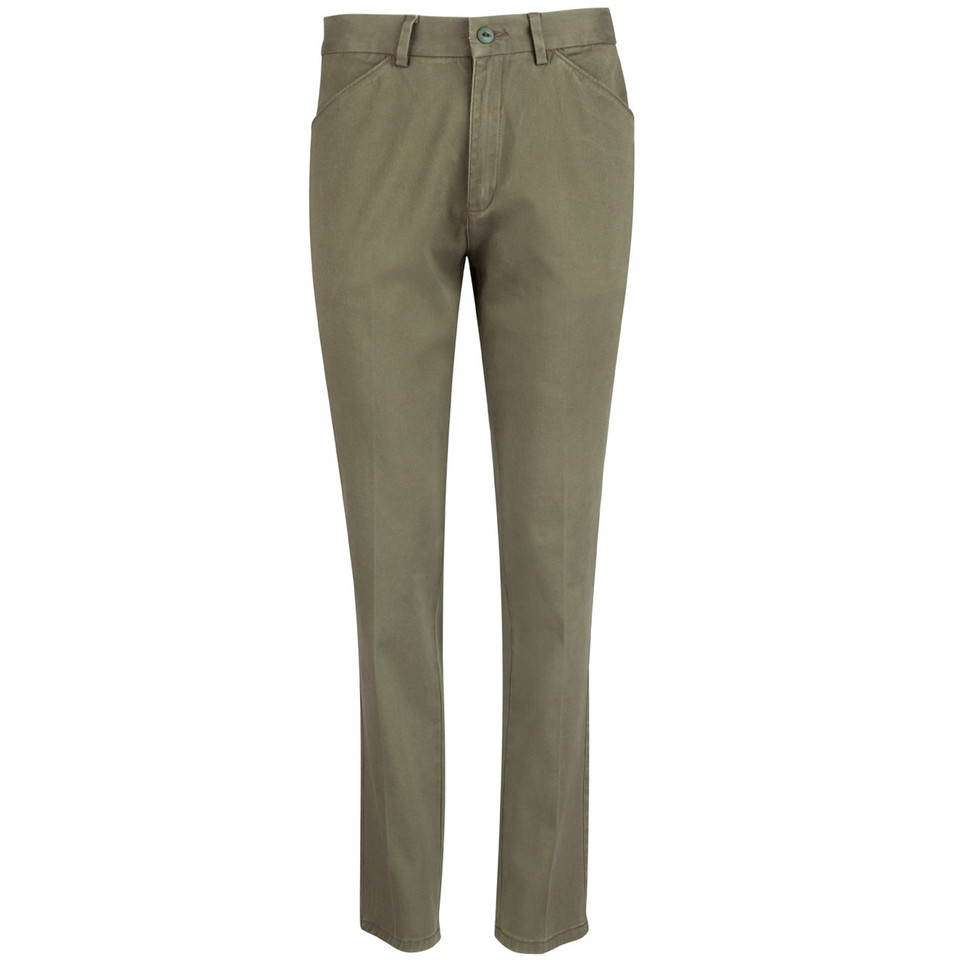 Ladies Slim Fit Boston Stretched Chino Trousers - M9390 | Olive