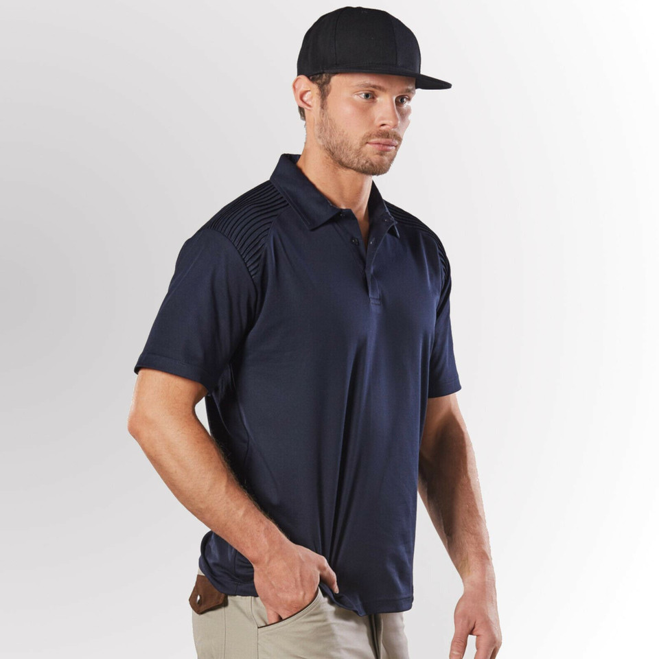 Adults Polo with Stitch Style Shoulder Paneling TrueDry - PS209