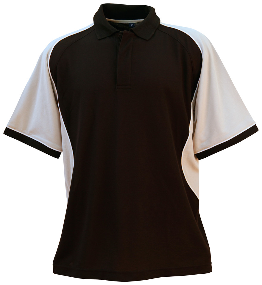 Women TrueDry Tri-colour Short Sleeve Pique Polo - PS78 | Black.White.Grey
