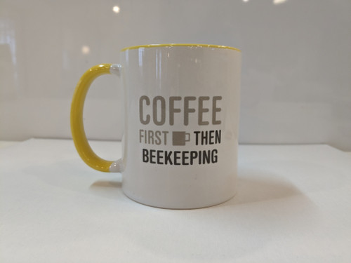 Coffee First Then Beekeeping Mug 