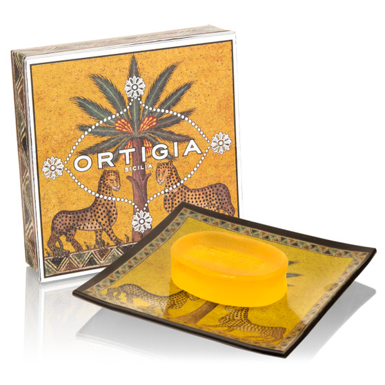 ORTIGIA Zagara Glass Plate & Soap