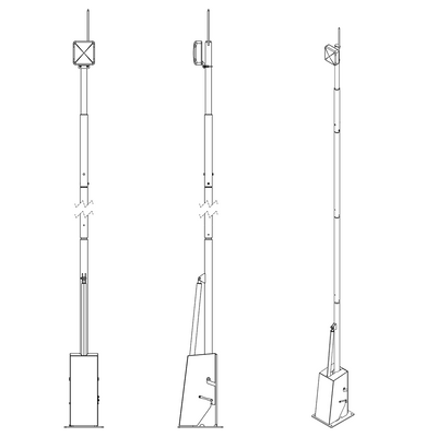 Wall Mount Tilt Down Tower