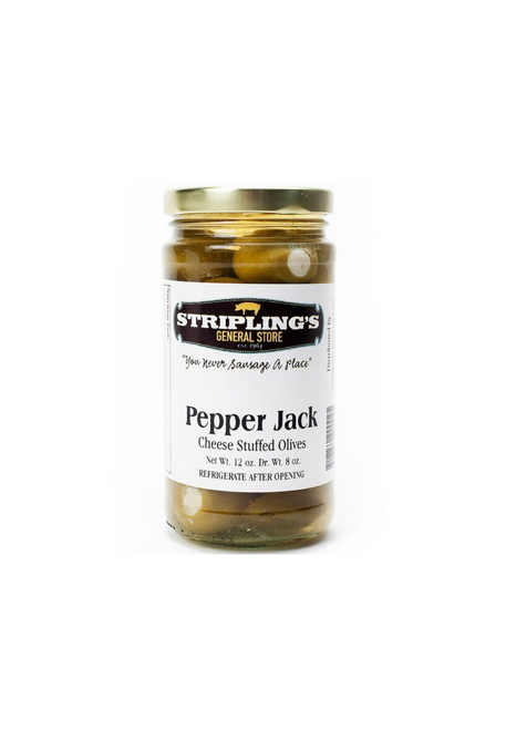 Stripling's Stuffed Olives - Pepper Jack Cheese