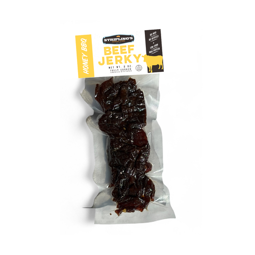 Stripling's Sweet Heat Honey BBQ Beef Jerky Stripling's Sweet Heat Honey BBQ Beef Jerky