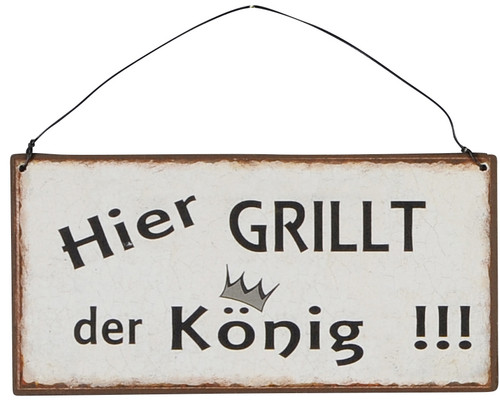 109962 Schild Grillen Model A